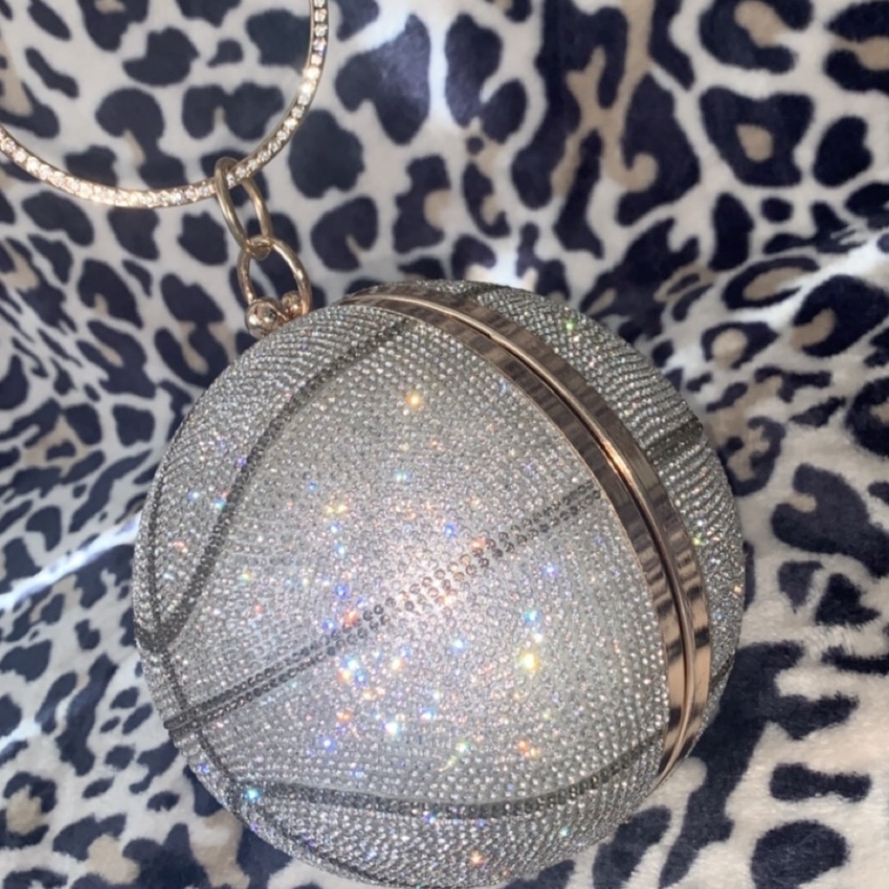 Diamond Basketball Clutch